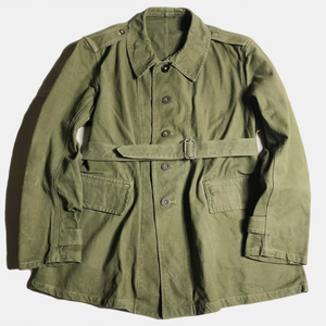 超人気! 40s フレンチアーミー M38 M-38 BOURGERON ボージョン ブージュロン FRENCH ARMY ミリタリー フランス軍 モーターサイクル 着 COAT