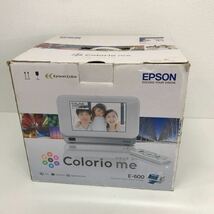 refle● 【通電確認済み】EPSON カラリオミー　E-600 リモコンなし　インク残量不明です。_画像8