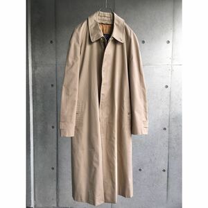 [Burberrys] Burberry пальто с отложным воротником / bar цвет пальто бежевый England Англия производства Thai ro талон 54 REG Vintage 80s90s
