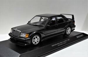 【PMA】1/18 メルセデスベンツ 190E 2.5-16 EVO 2 (W201) 1990年 ブルーブラックメタリックのダイキャスト製ミニカー