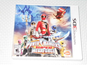 3DS*POWER RANGERS SUPER MEGAFORCE overseas edition * box attaching * instructions attaching * soft attaching 