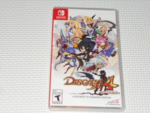 SWITCH★DISGAEA 4 COMPLETE＋ APROMISE OF SARDINES EDITION 海外版(国内本体動作可能) 日本語音声あり★箱付・ソフト付