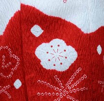 七五三 三歳 女児 被布着物フルセット 正絹 絞り 陽気な天使 日本製 伊達襟付き 新品（株）安田屋 NO37006_画像2