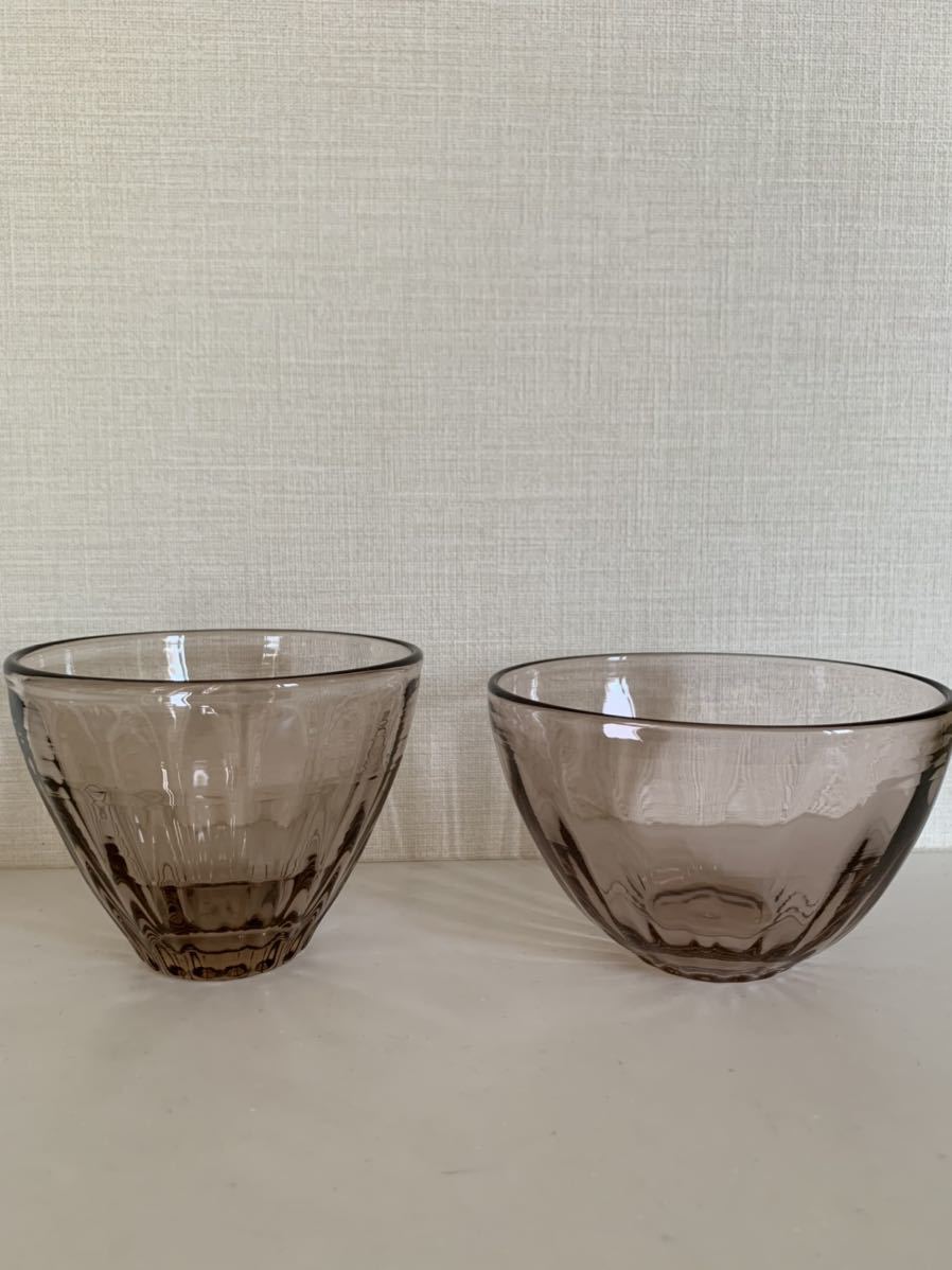 Chinatsuko Kiyoi 玻璃碗 小碗 玻璃碗 艺术家器皿 手工餐具 玫瑰紫 ★, 日本餐具, 锅, 小碗