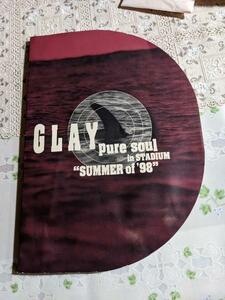 GLAY グレイ　コンサートパンフ　pure soul in STADIUM “SUMMER of'98