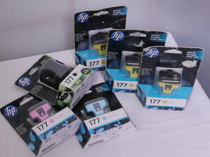 HP 177 black * yellow * light Cyan * light mazenda total 6 piece printer ink 