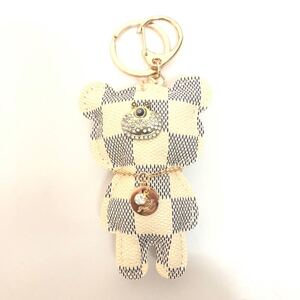 数量限定 キラキラ クマ クマさん キーホルダー チャーム キーリング ホワイト 可愛い おしゃれ