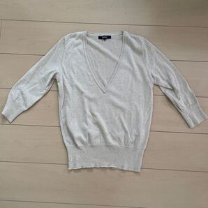Vネックセーター レディース M-premier