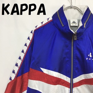 【人気】KAPPA/カッパ ジャージ トップス 内メッシュ ブルー サイズXO/S3711