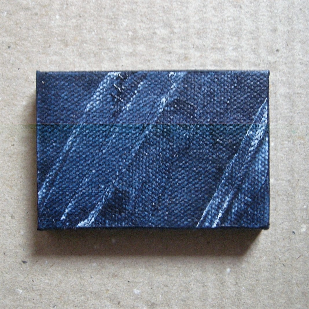 □ Oil painting [Prayer] Blue series / Small piece 22.03 D □, Painting, Oil painting, Abstract painting