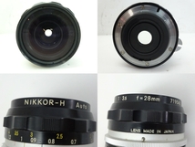 【N-2169】Nikon F FTN フォトミック ブラック カメラ 1：1.4 50ｍｍ 2.8 135ｍｍ 3.5 28ｍｍ まとめ セット 現状品【千円市場】_画像9