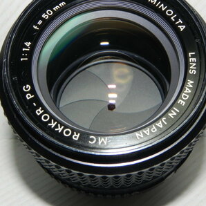 Minolta MC ROKKOR-PG 50mm/f1.4 レンズの画像3