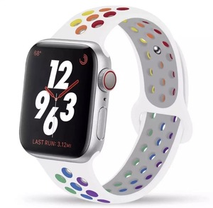  applewatch Apple часы частота белый Rainbow спорт 38/40mm