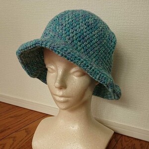手編みニット帽 ハンドメイド