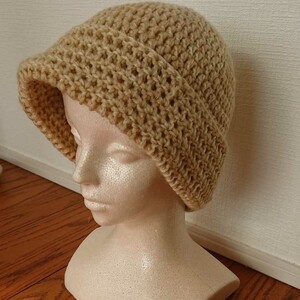 ハンドメイド 手編み帽子