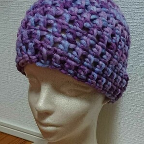手編み帽子 ハンドメイド