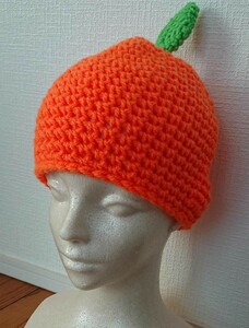 手編みニット帽 ハンドメイド