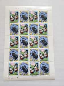  stamp insect series no. 4 compilation asagimadalayan bar tenagakogane commemorative stamp stamp seat 