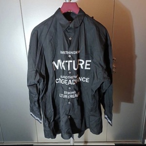 *HARE Hare black shirt men's M size 