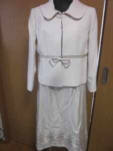  beige group ceremony suit * jacket + One-piece + skirt * size 9