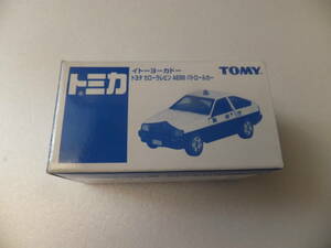 トミカ　イトーヨーカドー　トヨタ　カローラレビン　AE86　パトロールカー