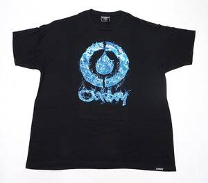 Oakbay Fits オークベイ ICE Logo 半袖 Tシャツ (ブラック) (XL) [並行輸入品]