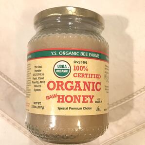 Y.S エコビー ファームズ100%認定オーガニック 生はちみつ 907g 生蜂蜜