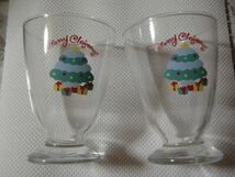 食器　グラス　タンブラー　X'ツリー柄　2個　非売品 クリスマスツリー　コップ_画像2