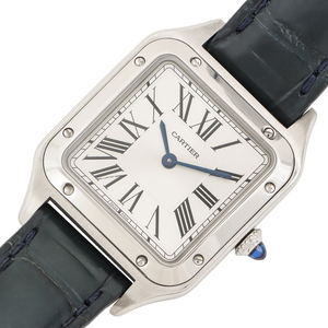 カルティエ Cartier サントスデュモン WSSA0023 ブラック 腕時計 レディース 中古