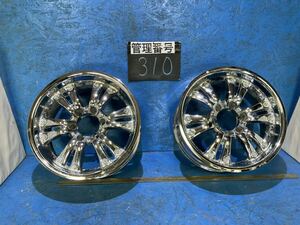 〈310〉ホイール2本セット　MAX LOAD 18インチ8.5J オフセット＋10 PCD6H139.7 ハブ109.8mm ボルト穴16mm