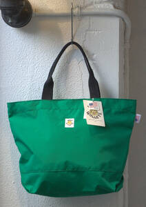 WILD WALLETS Backcross Nylon Tote Bag/ made in USA,ワイルドウォレット バッククロス ナイロン トートバッグ/ アメリカ製,グリーン