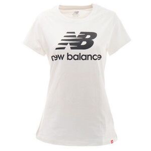 ニューバランス Tシャツ レディース 半袖 エッセンシャルズスタックドロゴ WT91546WK (レディース)