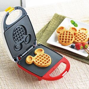 新品未開封 Disney ミッキーマウス ワッフルメーカー フッ素加工 調理器具 お菓子作り
