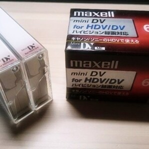【新品】maxell mini DV for HDV/DVハイビジョン録画1080 マクセル 5本セットです