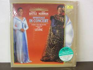 LD KATHLEEN BATTLE JESSYE NORMAN / SPIRITUALS IN CONCERT Opera 5 sheets and more free shipping 