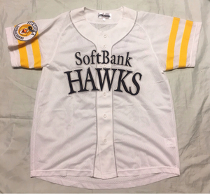 FUKUOKA Softbank HAWKS 福岡ソフトバンクホークス オフィシャル MIZUNO ホーム用 ユニフォーム 白L INOUE 205 WBC 応援 侍JAPAN