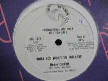 Denie Corbett ： What You Won't Do For Love 12'' // 5点で送料無料_画像3