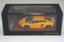 ワンバイワンプロダクション 1/43 LB★WORKS ランボルギーニ アヴェンタドール オレンジ Aventador LB-01L_画像2