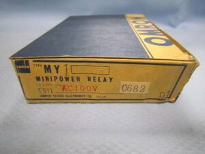  Omron Mini power relay MY1 AC100V*10 piece completion of production commodity 