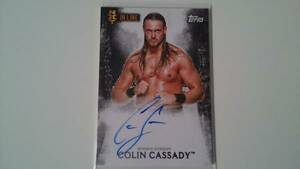WWE COLIN CASSADY AUTO NXT IN LINE TOPPS 2015 UNDISPUTED ON CARD autograph 直書き 直筆 サイン オート プロレス