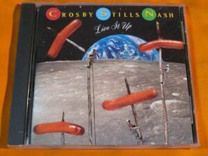 ♪♪♪ クロスビー,スティルス&ナッシュ Crosby, Stills, Nash 『 Live It Up 』 輸入盤 ♪♪♪