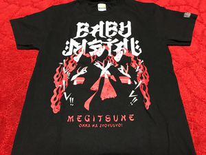 S размер очень красивый товар megitsune футболка очень редкий item BABYMETAL baby metal 666