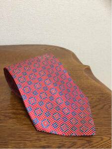 Италия производства TRUSSARDI Trussardi общий рисунок галстук шелк галстук красный серия 