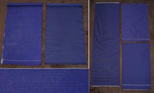 法衣袈装有職装束用軸生地反物　1.27ｍ　紫紺色系　0819L12G※