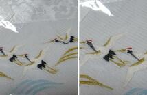 新古品　三角打敷　夏用の絽　刺繍で鶴の柄　折り畳んで良ければレターパックプラス可 0306G1Q_画像2