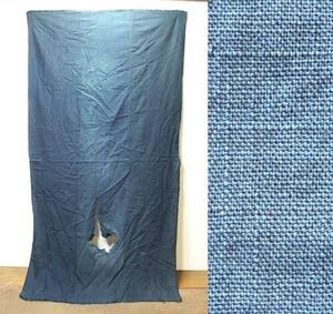 藍染　時代木綿の布　襤褸ボロ　0905N6r