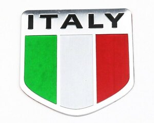 アルミニウム ステッカー シール アルミステッカー トリコローレ 三色旗 イタリア 国旗 vespa ベスパ ヴェスパ スクーター ITALY