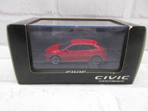 ミニカー　1/43　ホンダ　シビック ハッチバック　CIVIC HATCHBACK　フレームレッド　ディーラー正規品　モデルカー　カラーサンプル