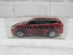 1/64　ディーラー特注品　ミニカー　三菱　2代目アウトランダー PHEV　後期　OUTLANDER PHEV　レッド　非売品　カラーサンプル