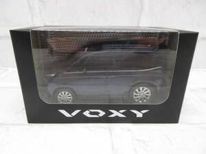 ミニカー　トヨタ　ヴォクシー　VOXY　スパークリングブラックパールクリスタルシャイン　プルバックカー　非売品　カラーサンプル